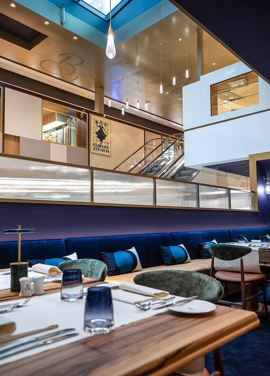 Le restaurant Émile est intégré à la boutique Bongénie.
