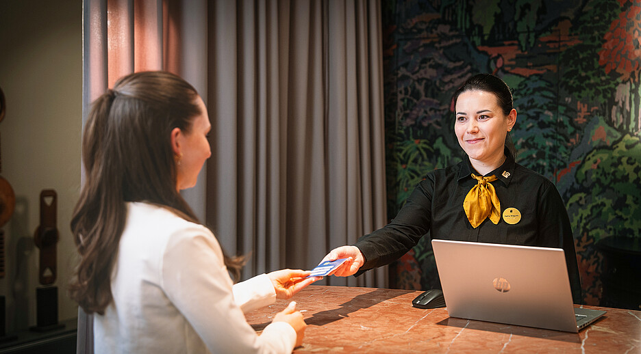 Pas de surcharge d‘informations lors de l‘enregistrement grâce au dossier d‘accueil numérique.