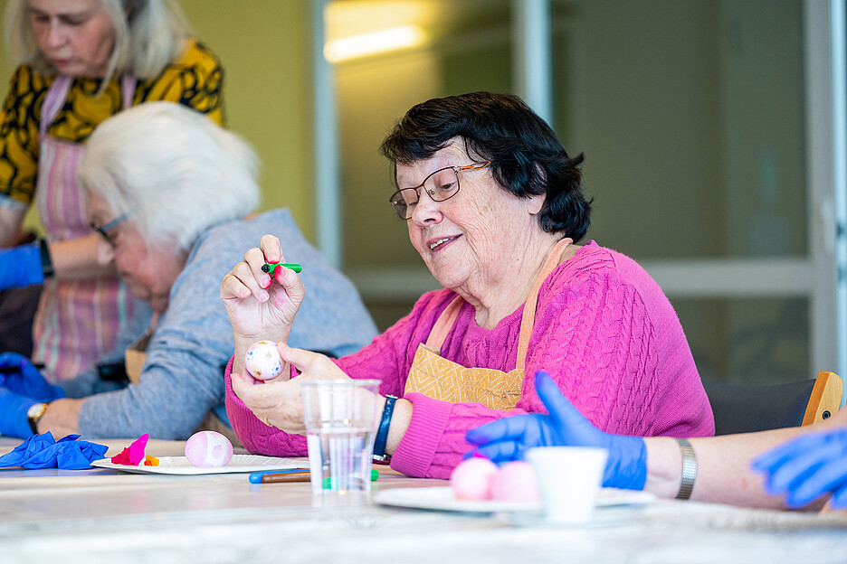 Une centaine de résidents ont élu domicile dans la maison de retraite et de soins de la coopérative «Wohnen im Alter».