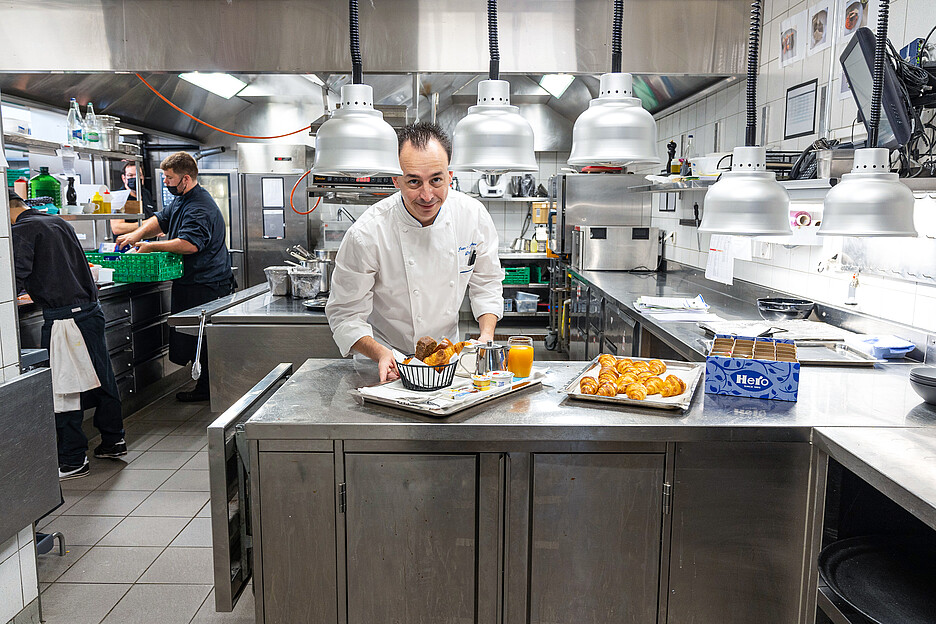 Jean-Philippe Dupas, Chef Executive de l’hôtel Beaulac, entend modifier la présentation du buffet de petit déjeuner et agrandir la section Healthy Food.