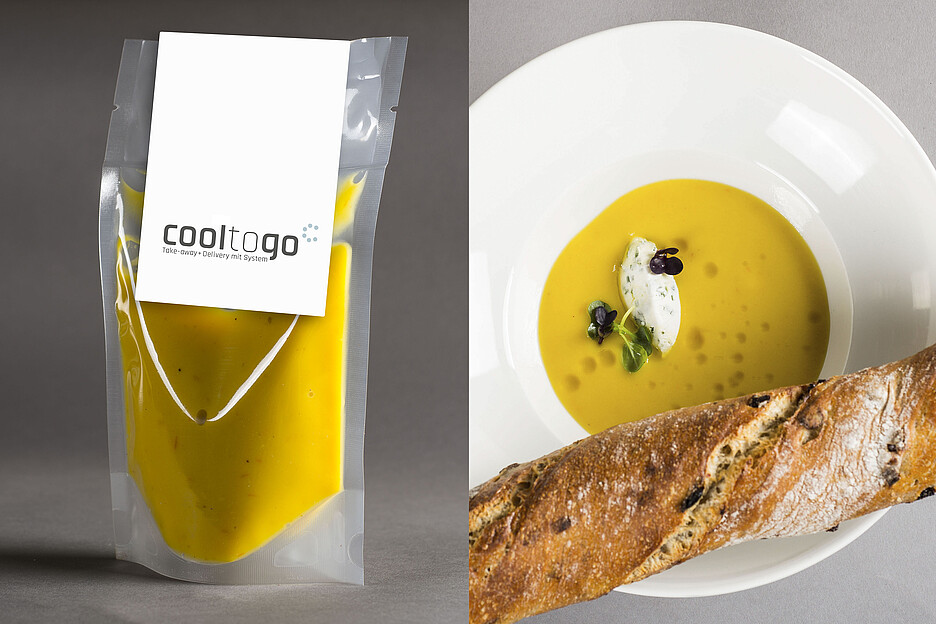 Avec «Cool to go» les gastronomes peuvent réaliser un Take-Away attractif.