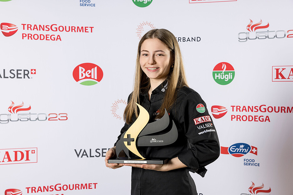Angela Künzler, gagnante de «gusto23».