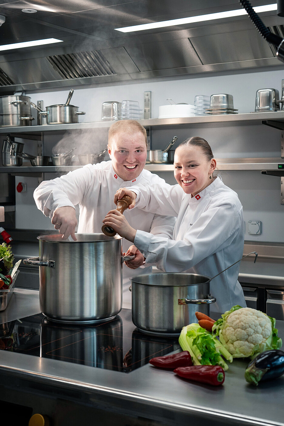 Karina Fruman et Simon Grimbichler.