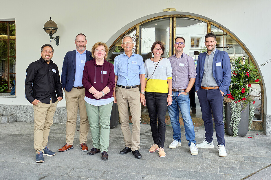 Le comité directeur actuel (de gauche à droite): Luca Mele, Rolf Andres, Cornelia Escher, Davor Bratoljic, Monika Lang, Marcel Früh et Alan Lama.