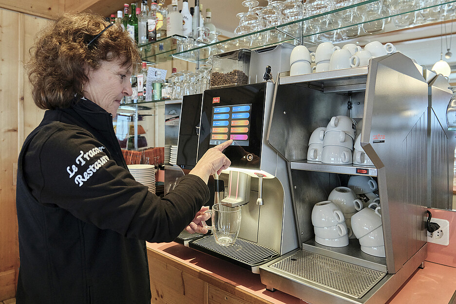 Il en va de même pour la XT6: il suffit d’appuyer sur un bouton pour accéder au grand nombre de spécialités de café, de thé, de chocolat et de punch.